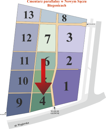 Brak mapy sektorowej