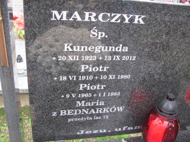 Piotr Marczyk 1910 Nowy Sącz Biegonice - Grobonet - Wyszukiwarka osób pochowanych