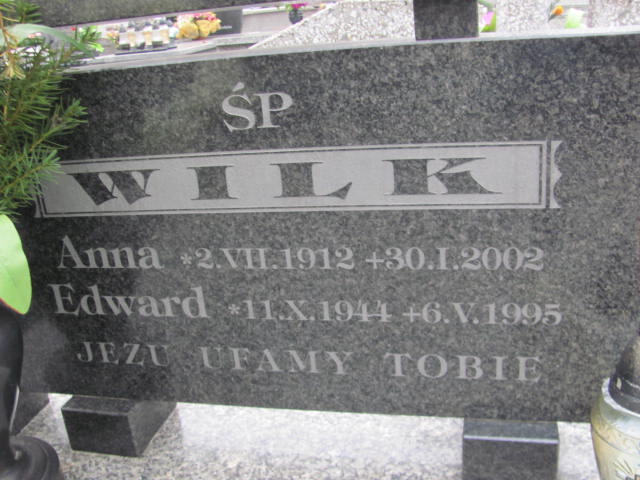 Anna Wilk 1912 Nowy Sącz Biegonice - Grobonet - Wyszukiwarka osób pochowanych