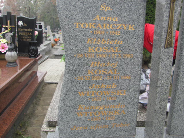 Anna Tokarczyk 1908 Nowy Sącz Biegonice - Grobonet - Wyszukiwarka osób pochowanych