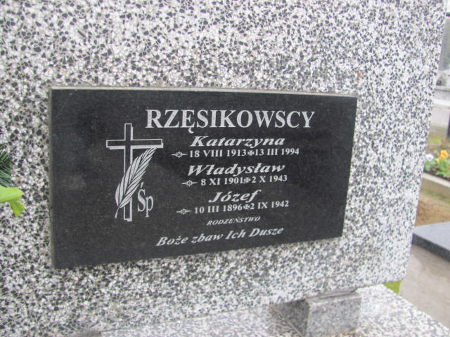 Józef Rzęsikowski 1896 Nowy Sącz Biegonice - Grobonet - Wyszukiwarka osób pochowanych